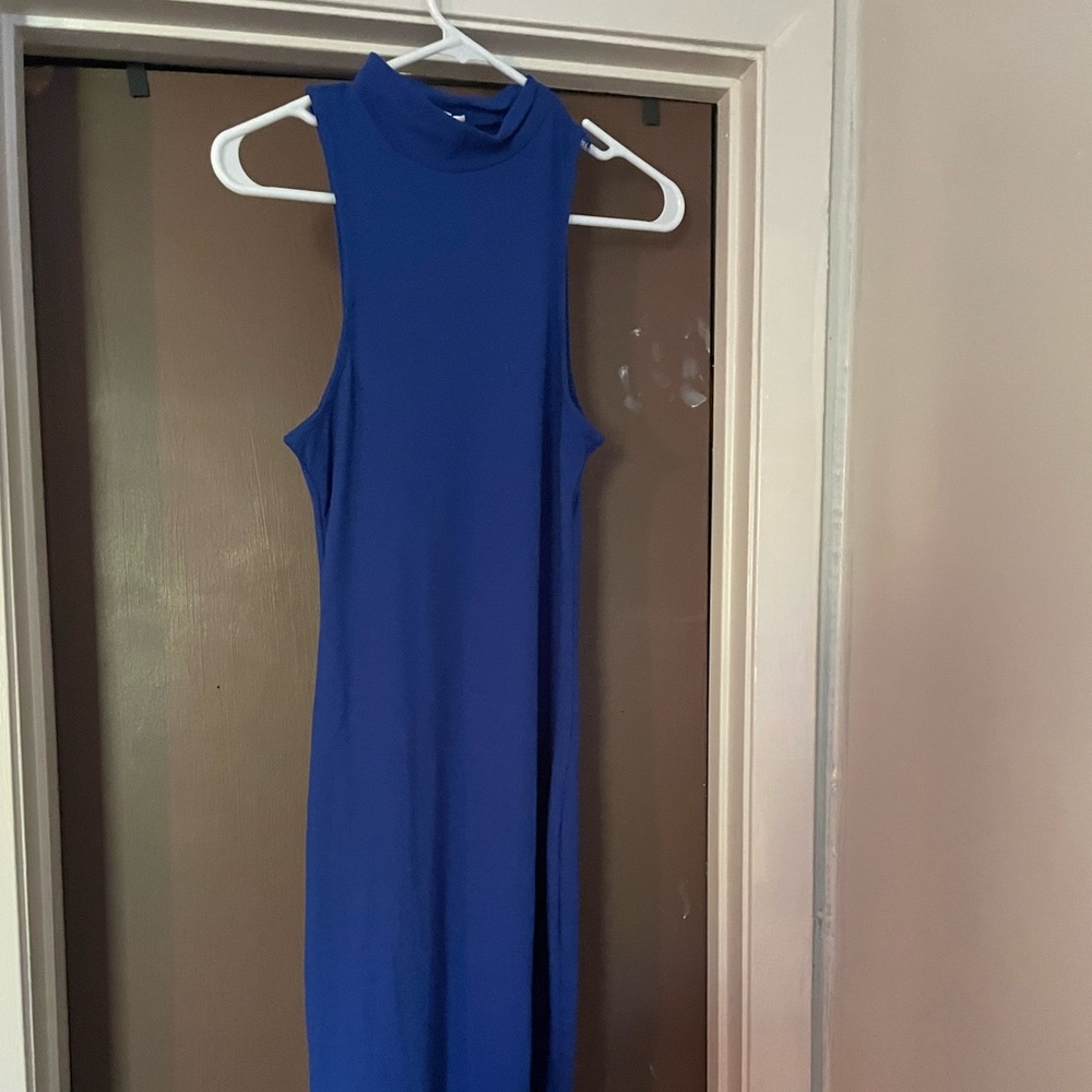 Royal blue dress